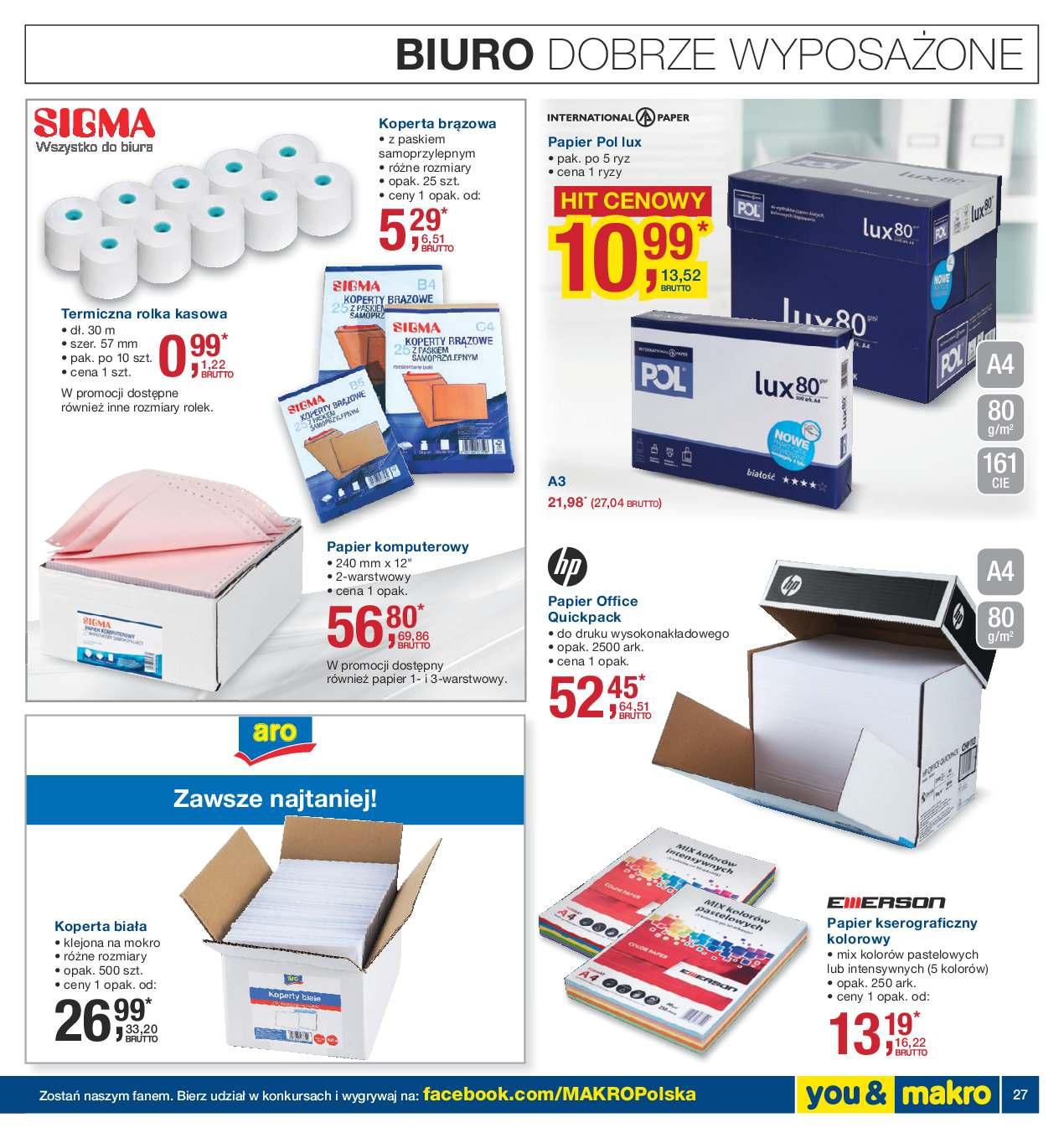 Gazetka promocyjna MAKRO do 29/02/2016 str.27