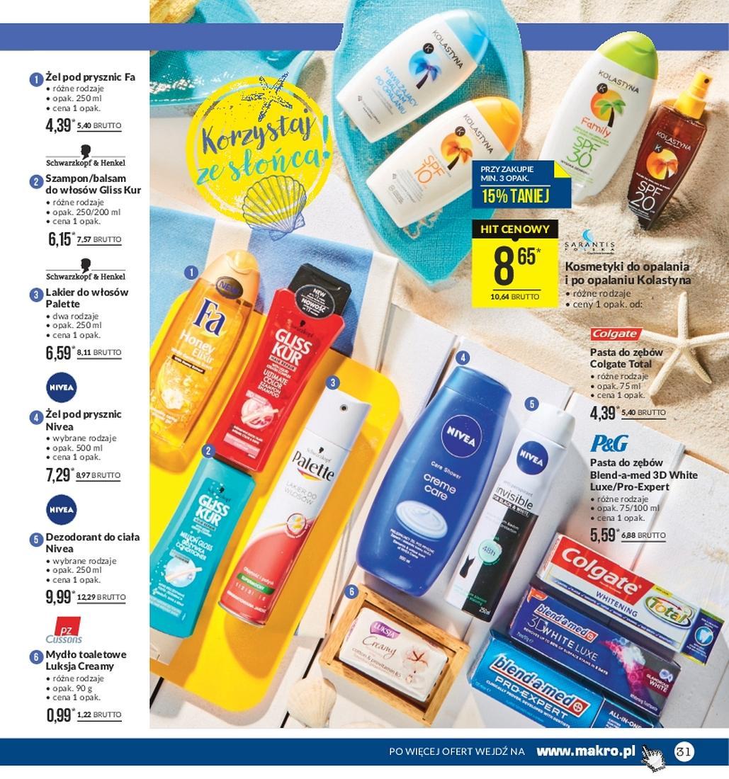 Gazetka promocyjna MAKRO do 31/07/2017 str.31