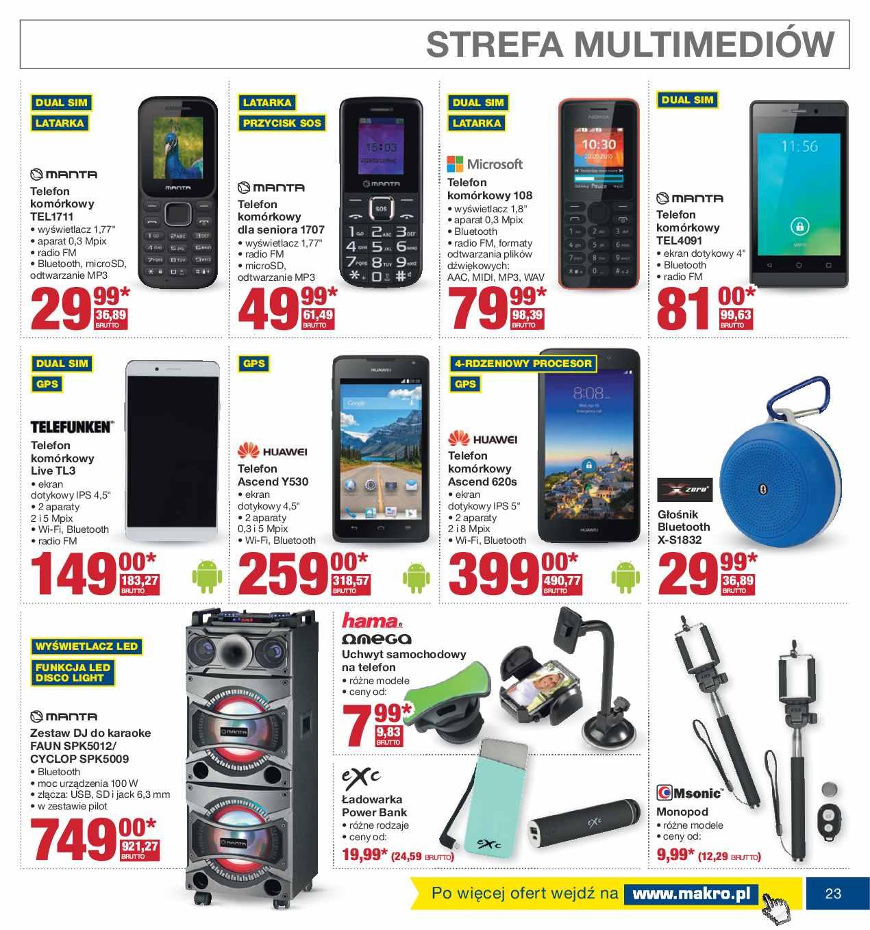 Gazetka promocyjna MAKRO do 01/08/2016 str.23