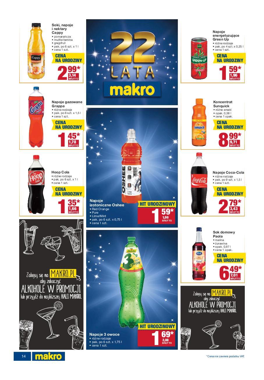 Gazetka promocyjna MAKRO do 26/09/2016 str.14