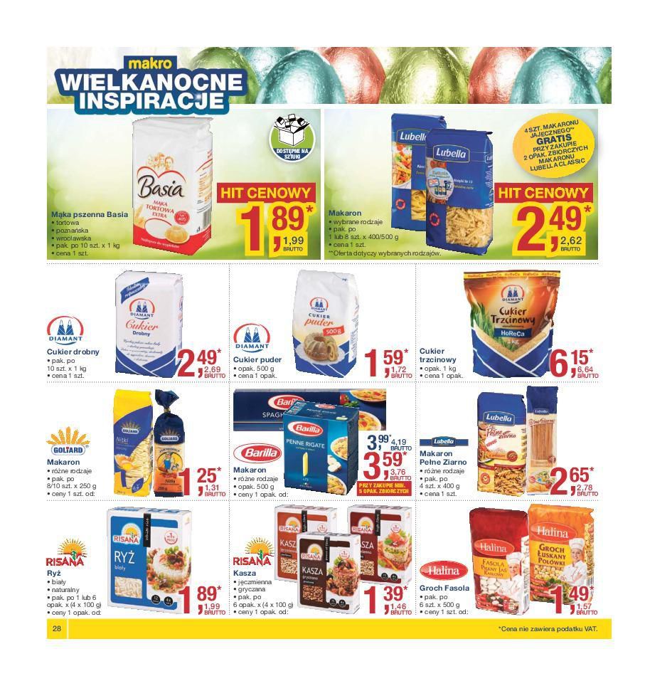 Gazetka promocyjna MAKRO do 14/03/2016 str.28