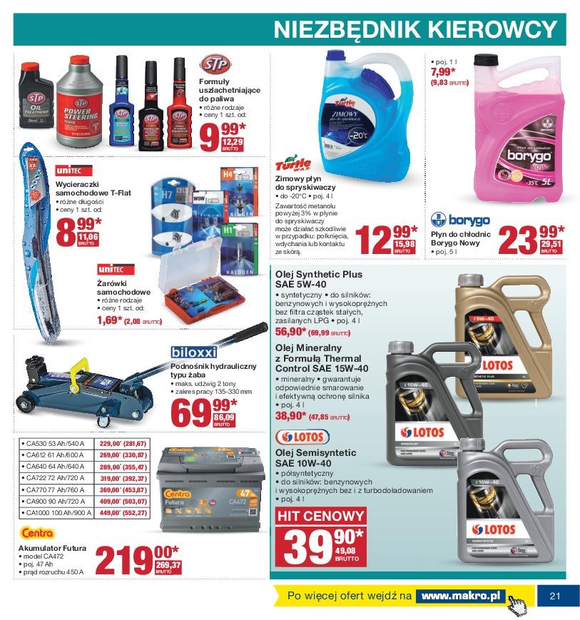 Gazetka promocyjna MAKRO do 13/02/2017 str.21