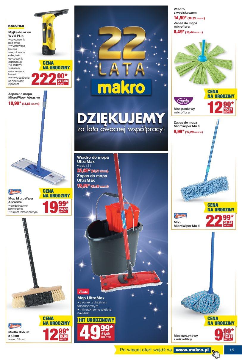 Gazetka promocyjna MAKRO do 24/10/2016 str.15