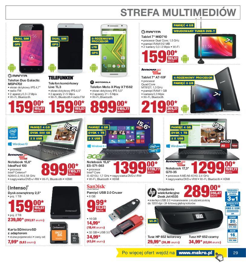 Gazetka promocyjna MAKRO do 20/06/2016 str.29