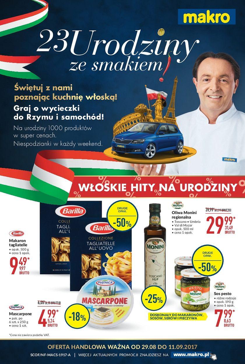 Gazetka promocyjna MAKRO do 11/09/2017 str.0