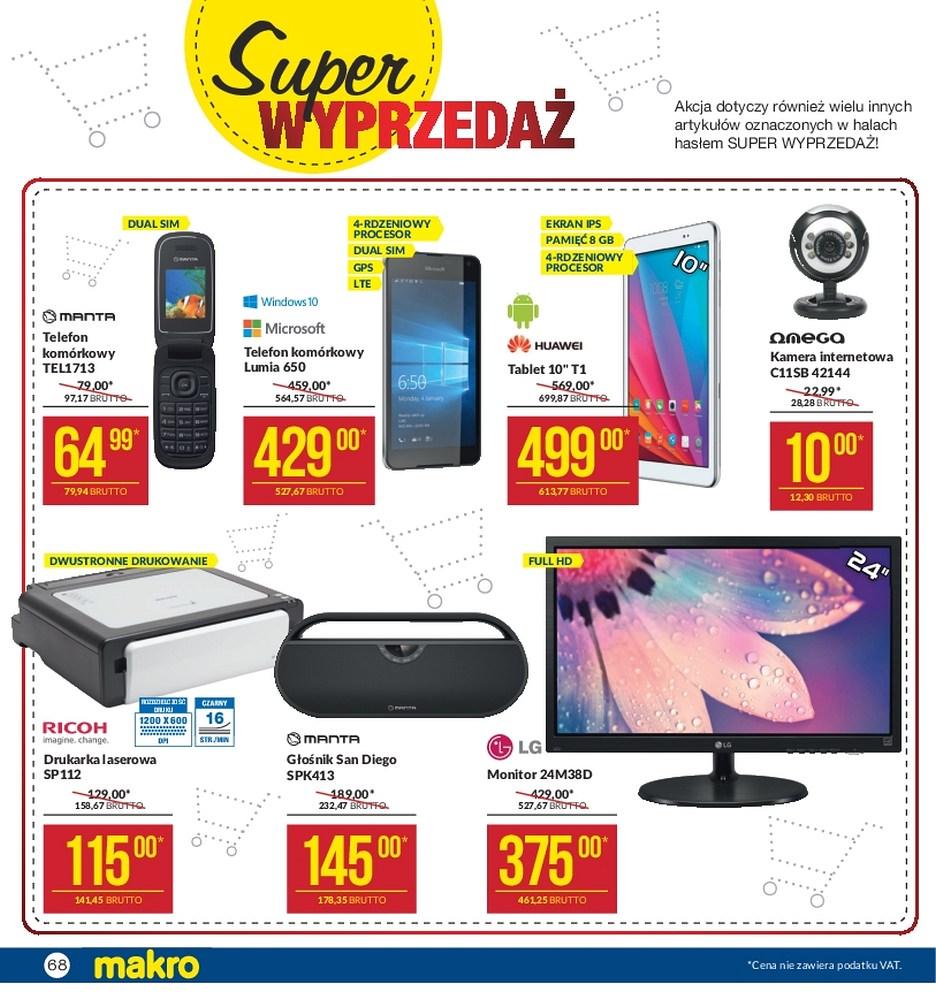 Gazetka promocyjna MAKRO do 03/07/2017 str.68