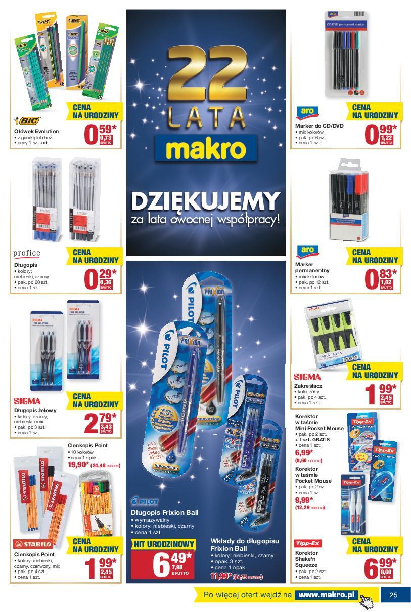 Gazetka promocyjna MAKRO do 10/10/2016 str.25