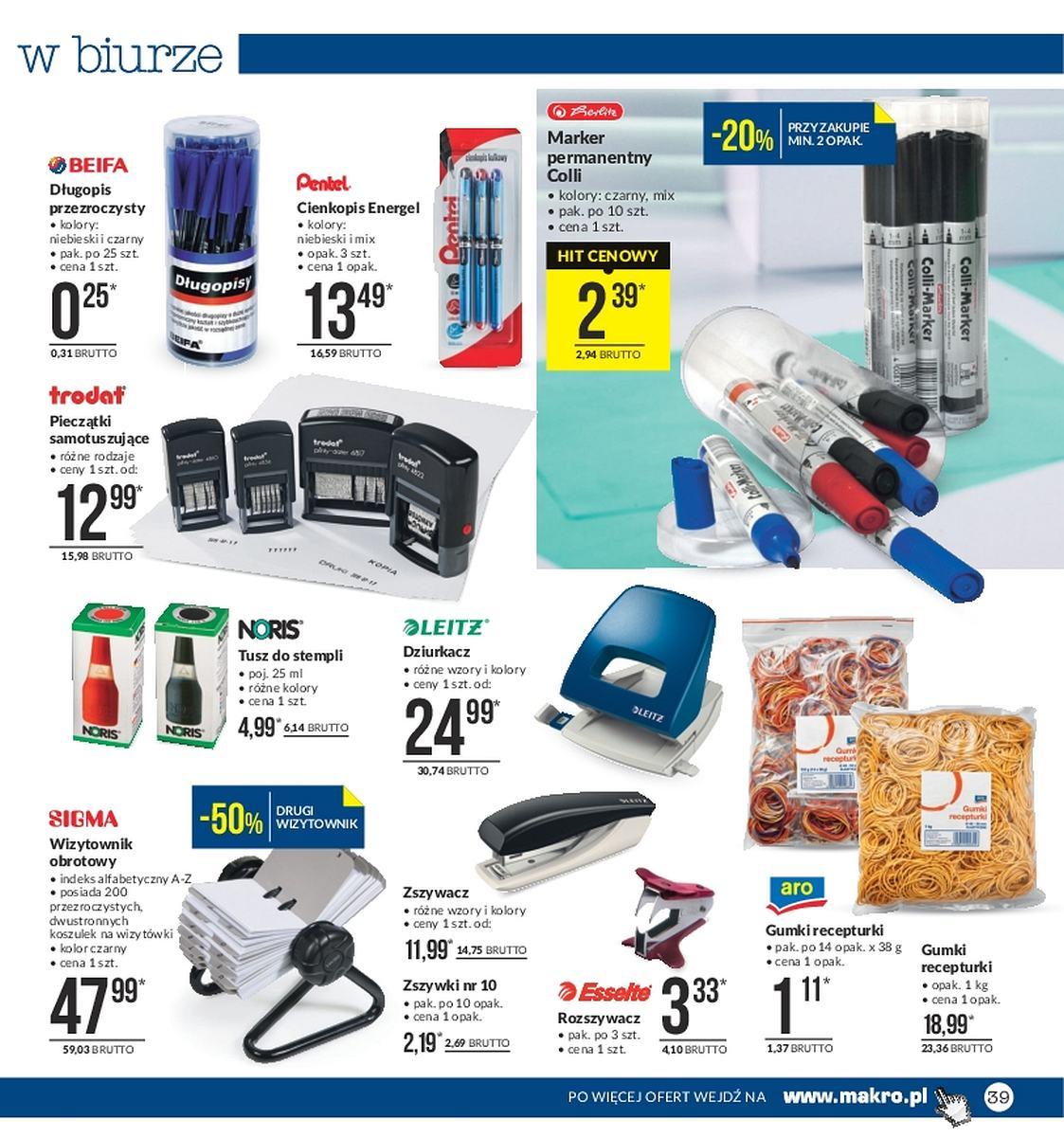 Gazetka promocyjna MAKRO do 12/03/2018 str.39