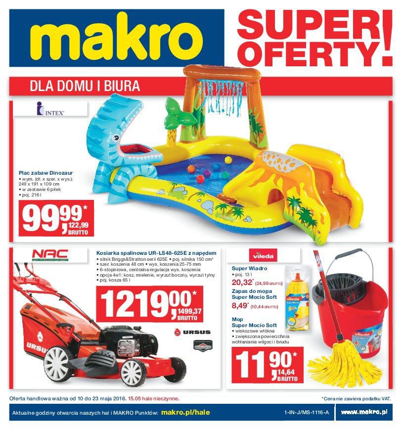 Gazetka promocyjna MAKRO do 23/05/2016 str.0