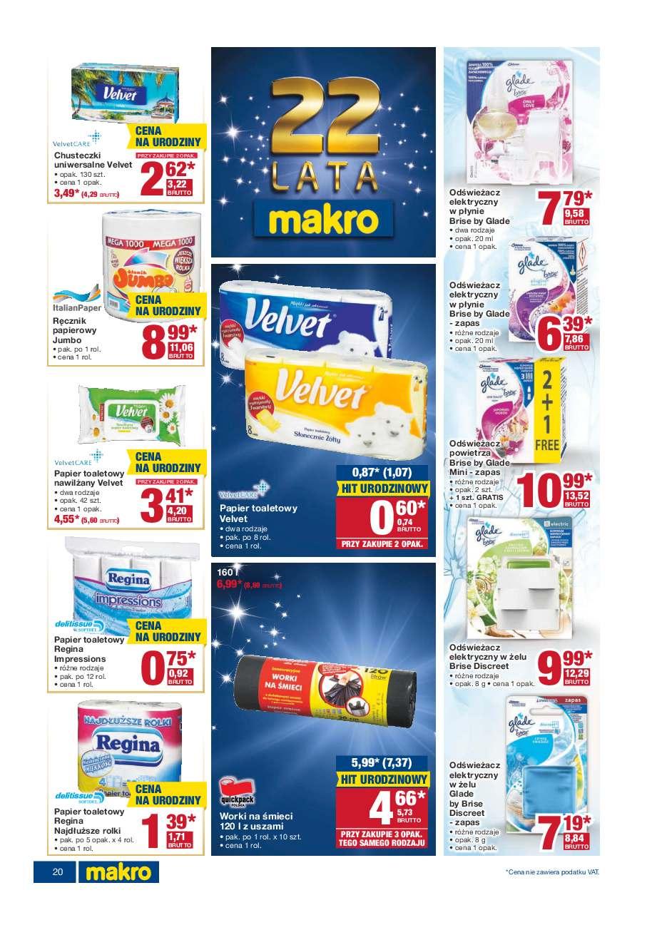 Gazetka promocyjna MAKRO do 26/09/2016 str.20