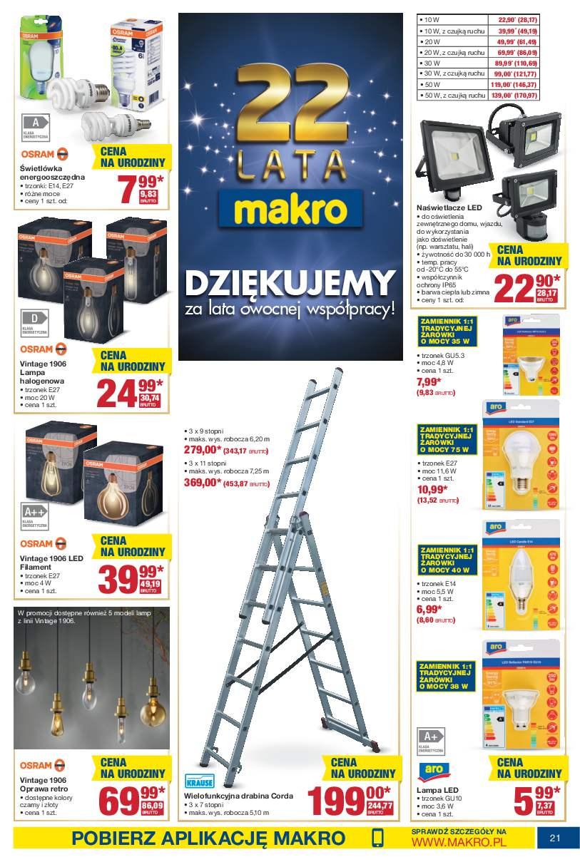 Gazetka promocyjna MAKRO do 26/09/2016 str.21