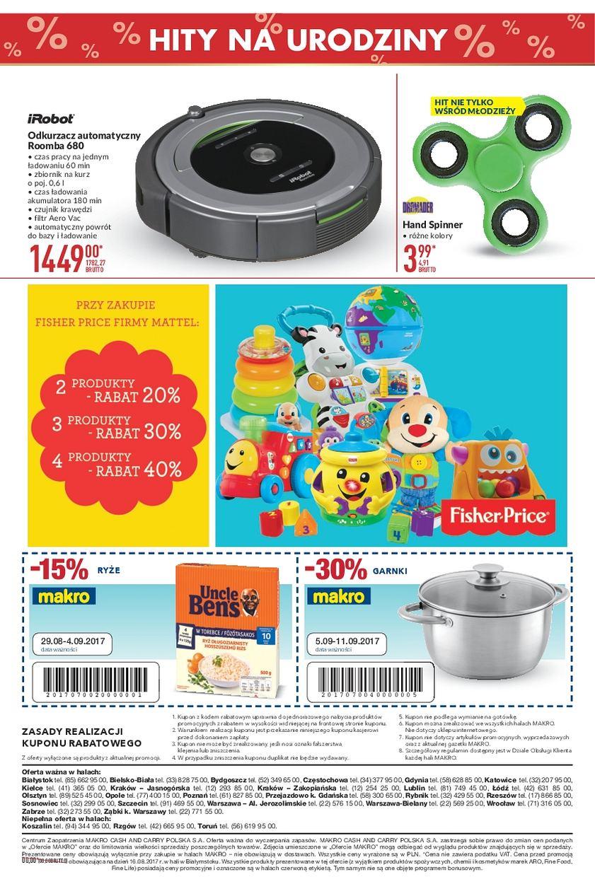 Gazetka promocyjna MAKRO do 11/09/2017 str.70