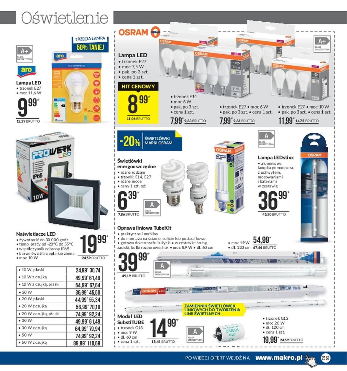 Gazetka promocyjna MAKRO do 06/11/2017 str.39