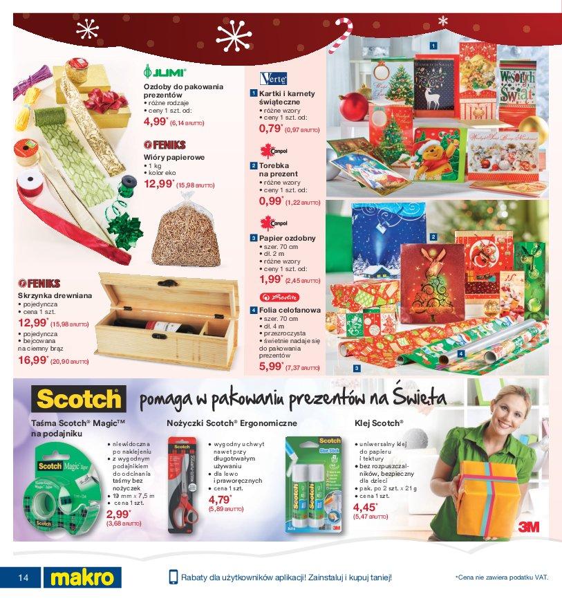 Gazetka promocyjna MAKRO do 24/12/2016 str.14