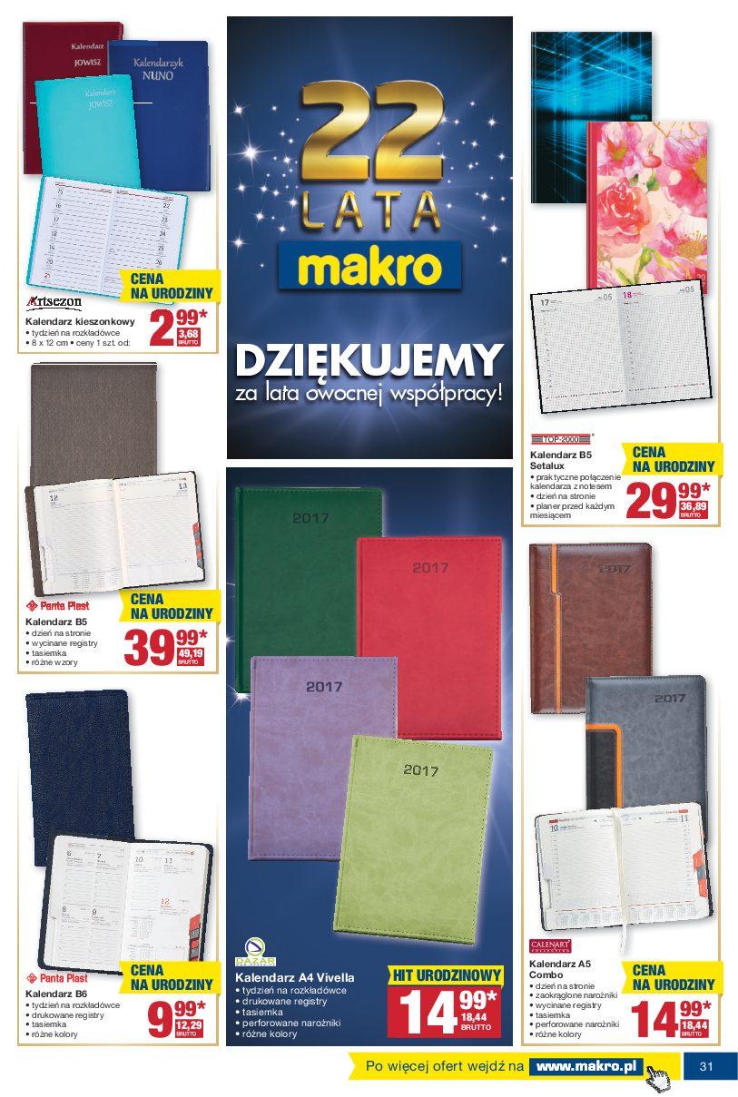 Gazetka promocyjna MAKRO do 10/10/2016 str.31