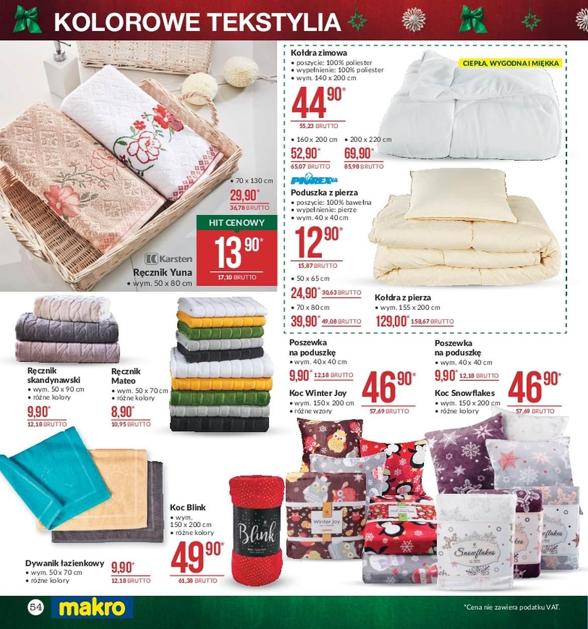 Gazetka promocyjna MAKRO do 04/12/2017 str.54