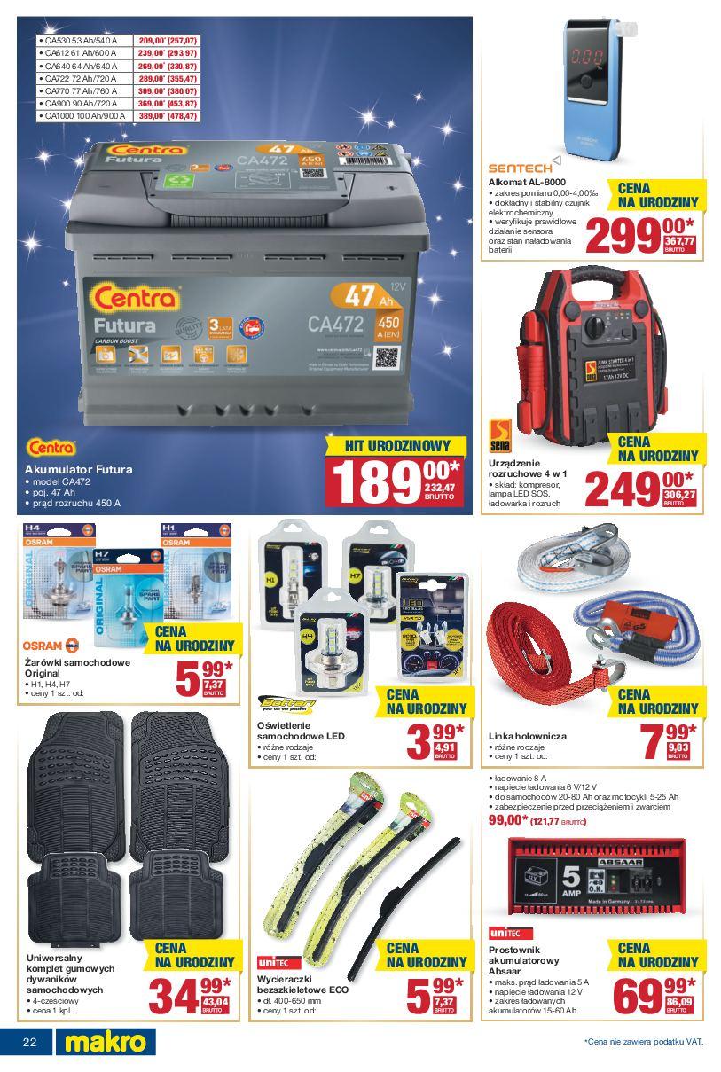 Gazetka promocyjna MAKRO do 07/11/2016 str.22