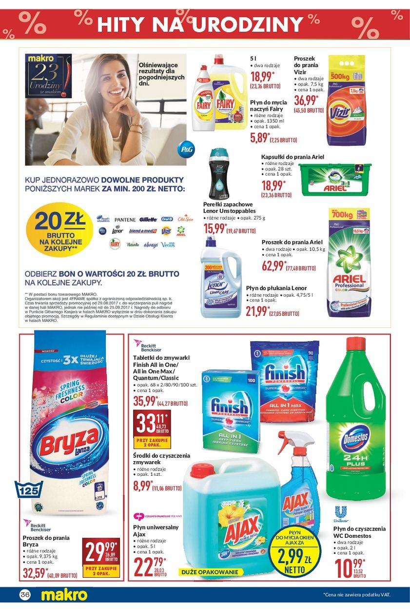 Gazetka promocyjna MAKRO do 25/09/2017 str.36