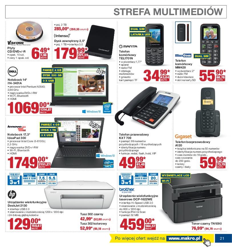 Gazetka promocyjna MAKRO do 16/01/2017 str.21