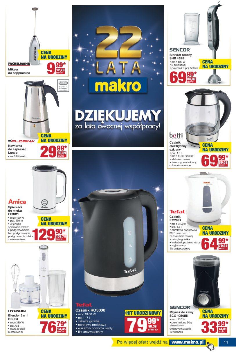 Gazetka promocyjna MAKRO do 10/10/2016 str.11