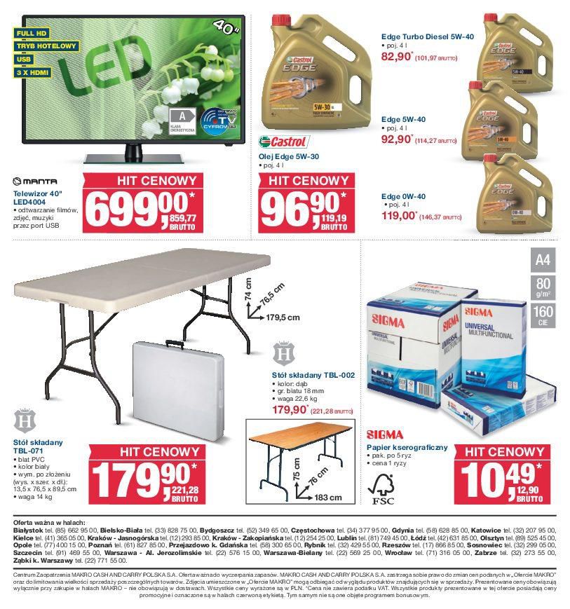 Gazetka promocyjna MAKRO do 09/05/2016 str.40