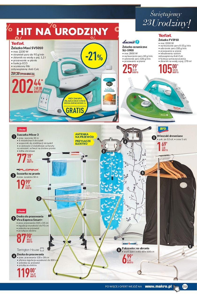 Gazetka promocyjna MAKRO do 25/09/2017 str.39