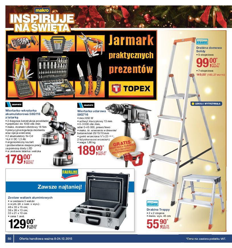 Gazetka promocyjna MAKRO do 24/12/2015 str.50