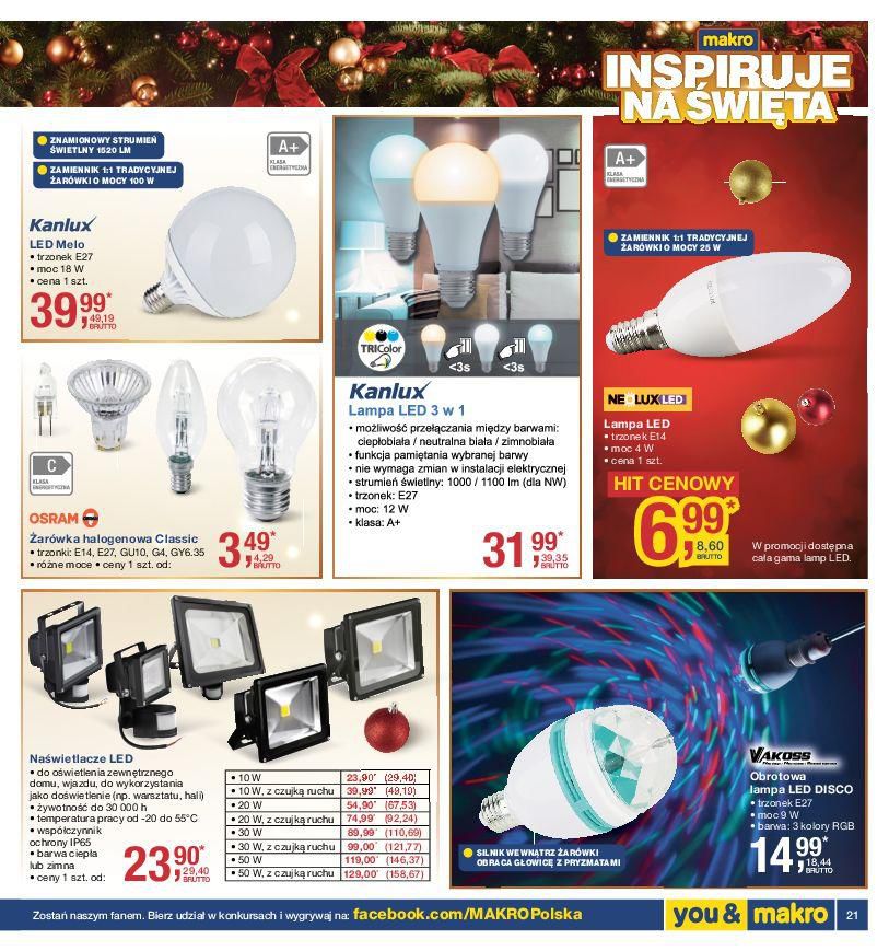 Gazetka promocyjna MAKRO do 24/12/2015 str.21