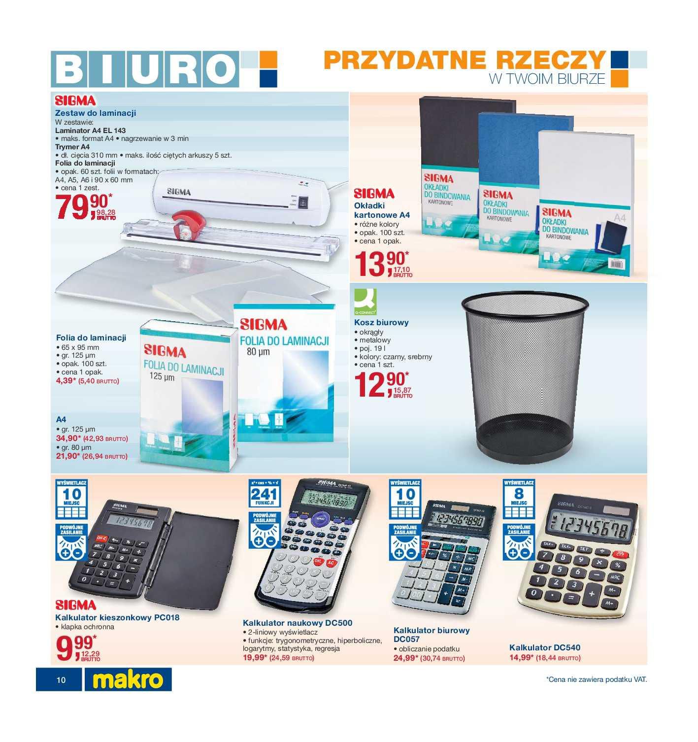 Gazetka promocyjna MAKRO do 23/05/2016 str.10