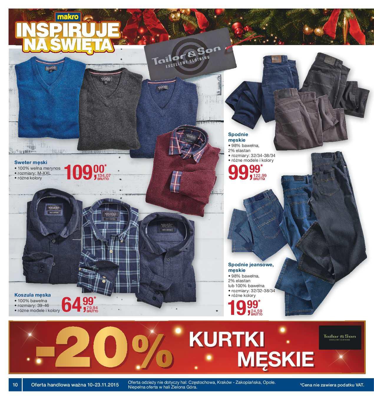 Gazetka promocyjna MAKRO do 23/11/2015 str.10