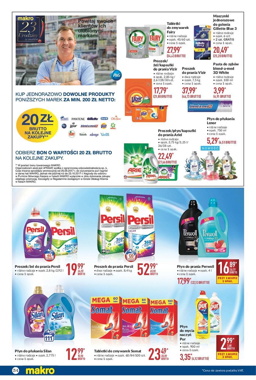 Gazetka promocyjna MAKRO do 23/10/2017 str.34