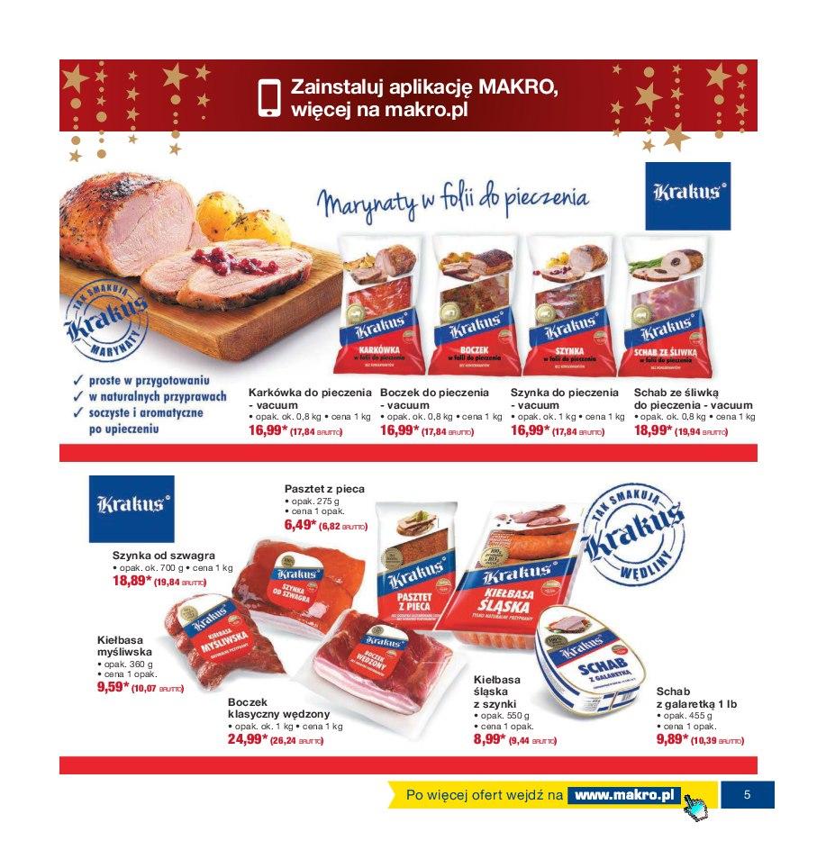 Gazetka promocyjna MAKRO do 24/12/2016 str.5