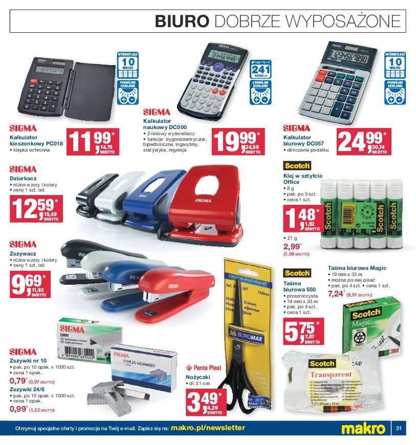 Gazetka promocyjna MAKRO do 25/04/2016 str.31