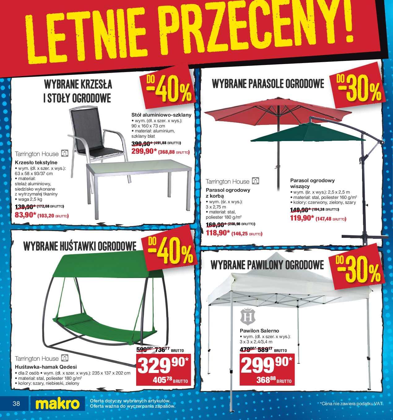 Gazetka promocyjna MAKRO do 15/08/2016 str.38