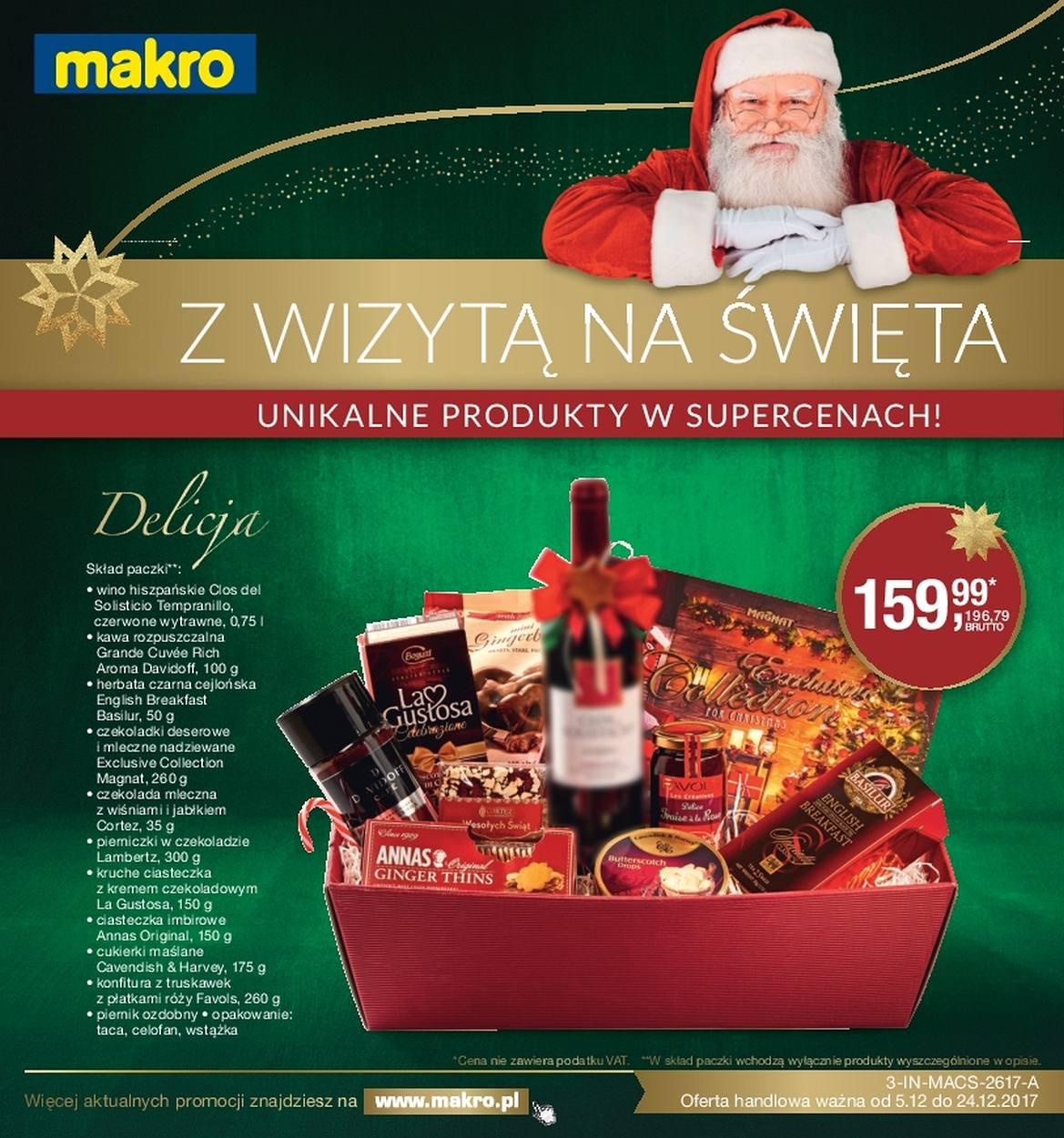 Gazetka promocyjna MAKRO do 24/12/2017 str.0
