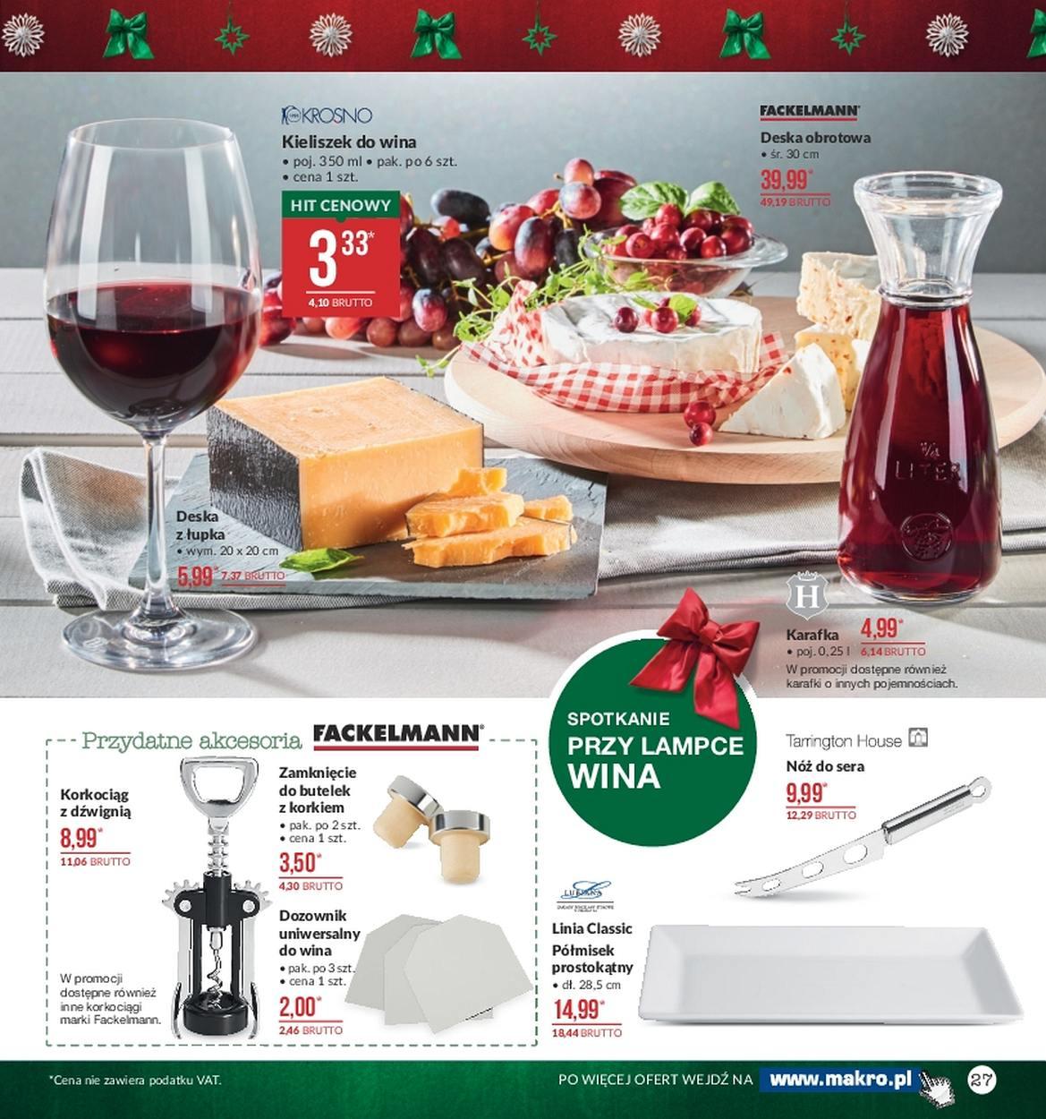 Gazetka promocyjna MAKRO do 24/12/2017 str.27