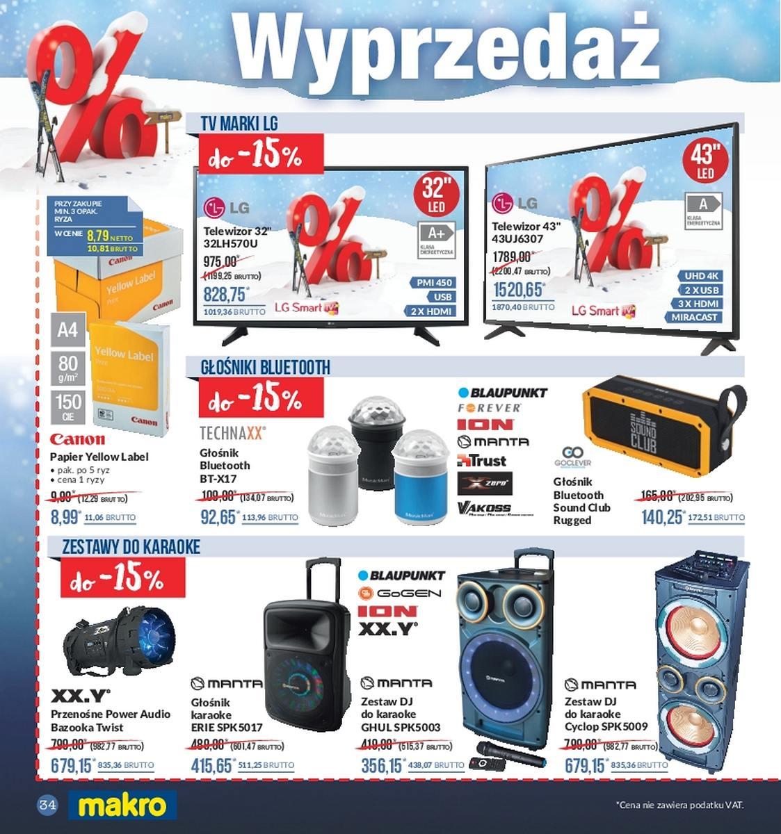 Gazetka promocyjna MAKRO do 31/12/2017 str.34