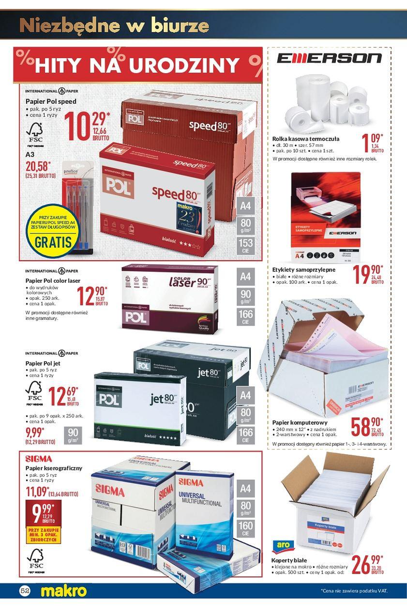 Gazetka promocyjna MAKRO do 23/10/2017 str.52