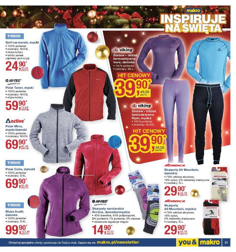 Gazetka promocyjna MAKRO do 24/12/2015 str.31