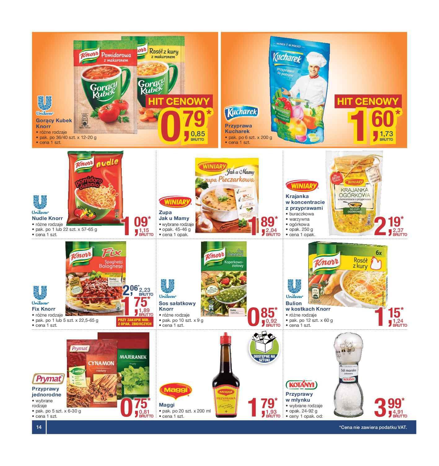 Gazetka promocyjna MAKRO do 18/01/2016 str.14