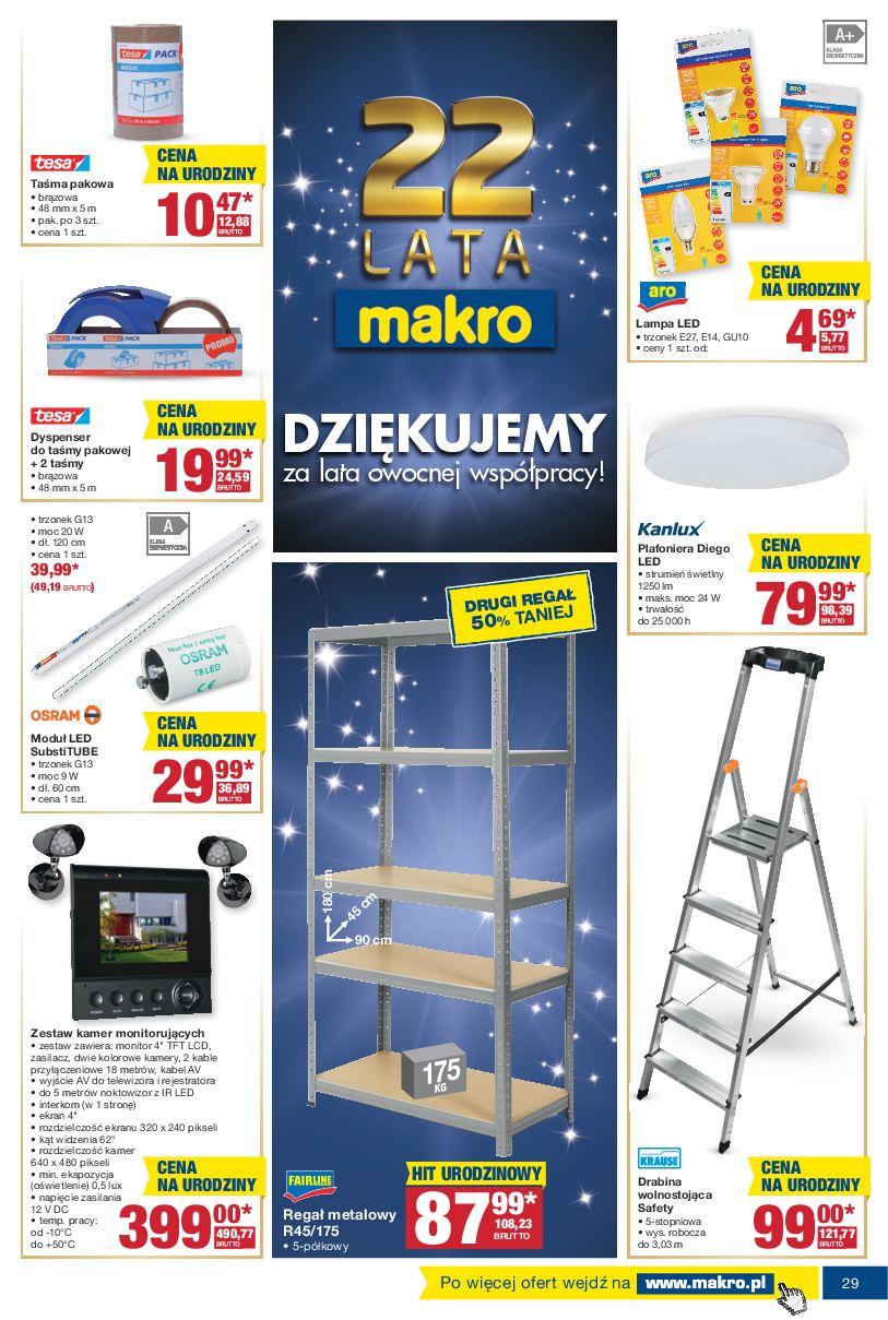 Gazetka promocyjna MAKRO do 24/10/2016 str.29