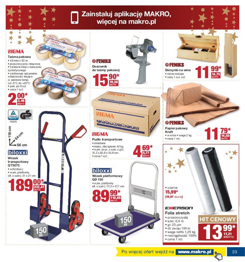 Gazetka promocyjna MAKRO do 05/12/2016 str.23