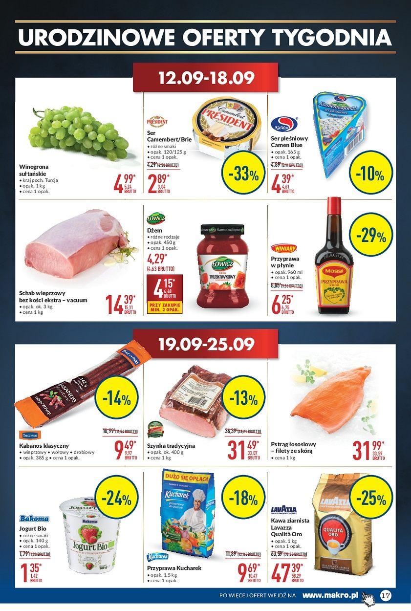 Gazetka promocyjna MAKRO do 25/09/2017 str.17