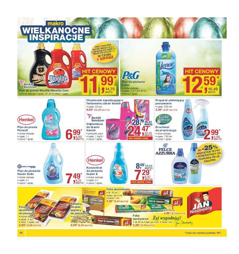 Gazetka promocyjna MAKRO do 14/03/2016 str.46