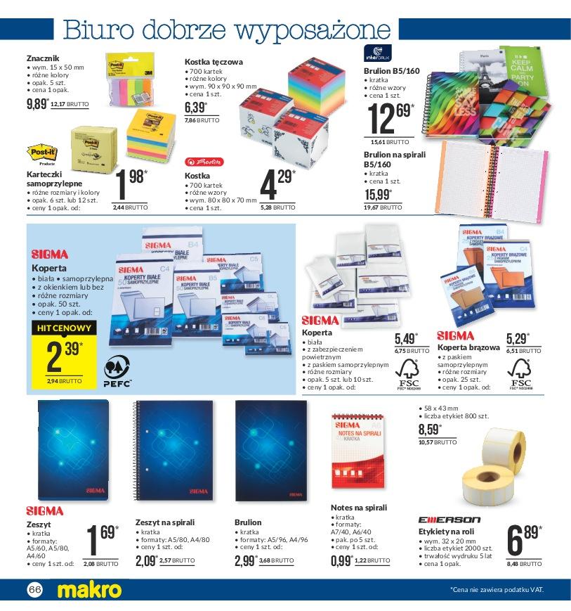 Gazetka promocyjna MAKRO do 08/05/2017 str.66