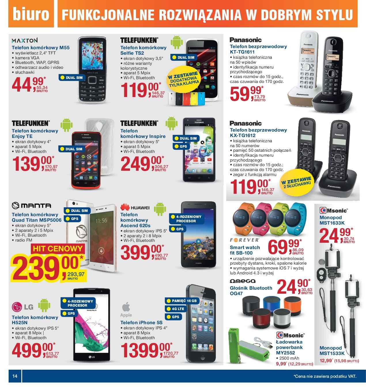 Gazetka promocyjna MAKRO do 15/02/2016 str.14