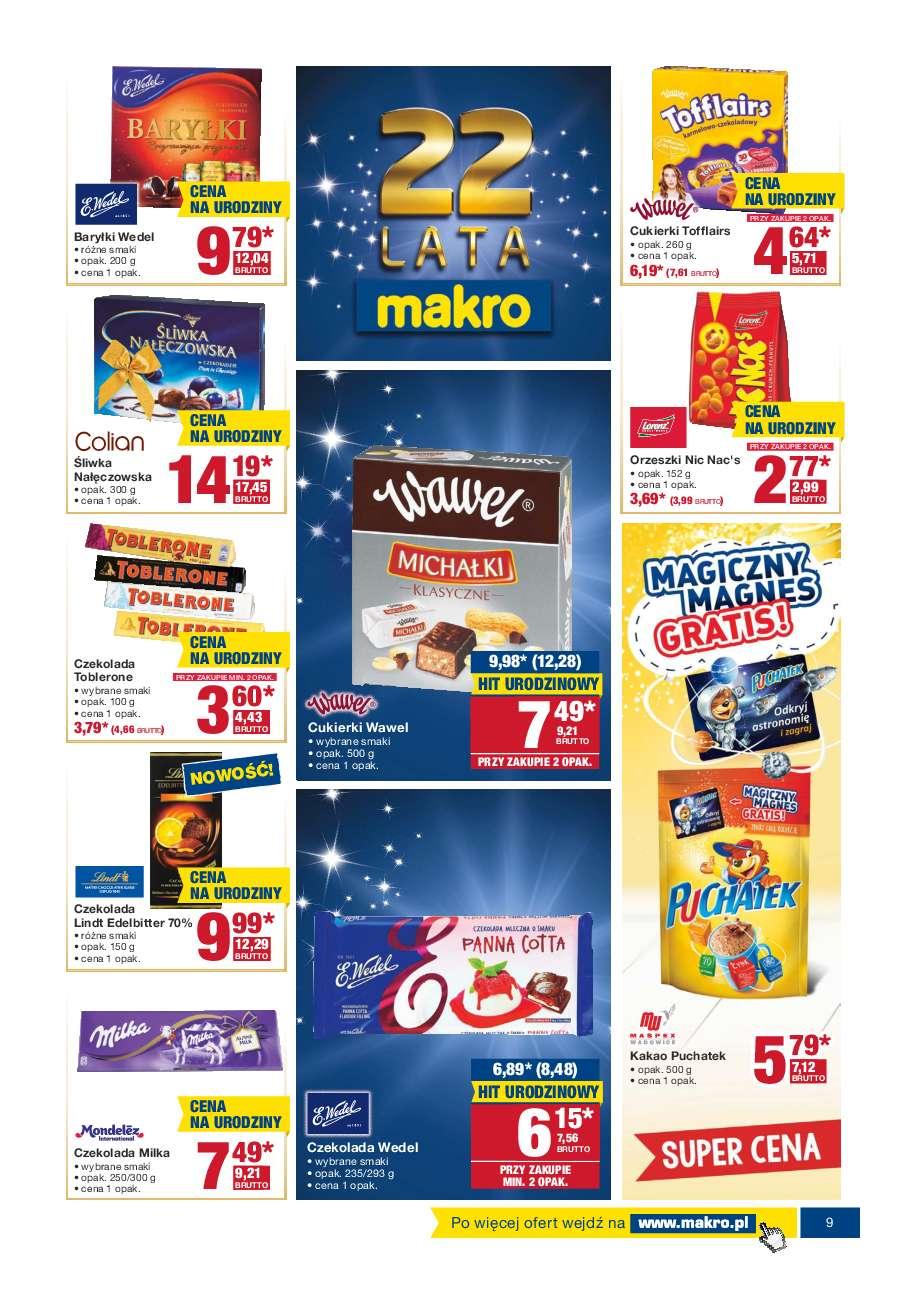 Gazetka promocyjna MAKRO do 10/10/2016 str.9