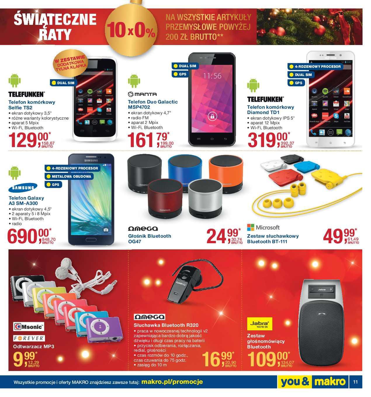 Gazetka promocyjna MAKRO do 07/12/2015 str.11