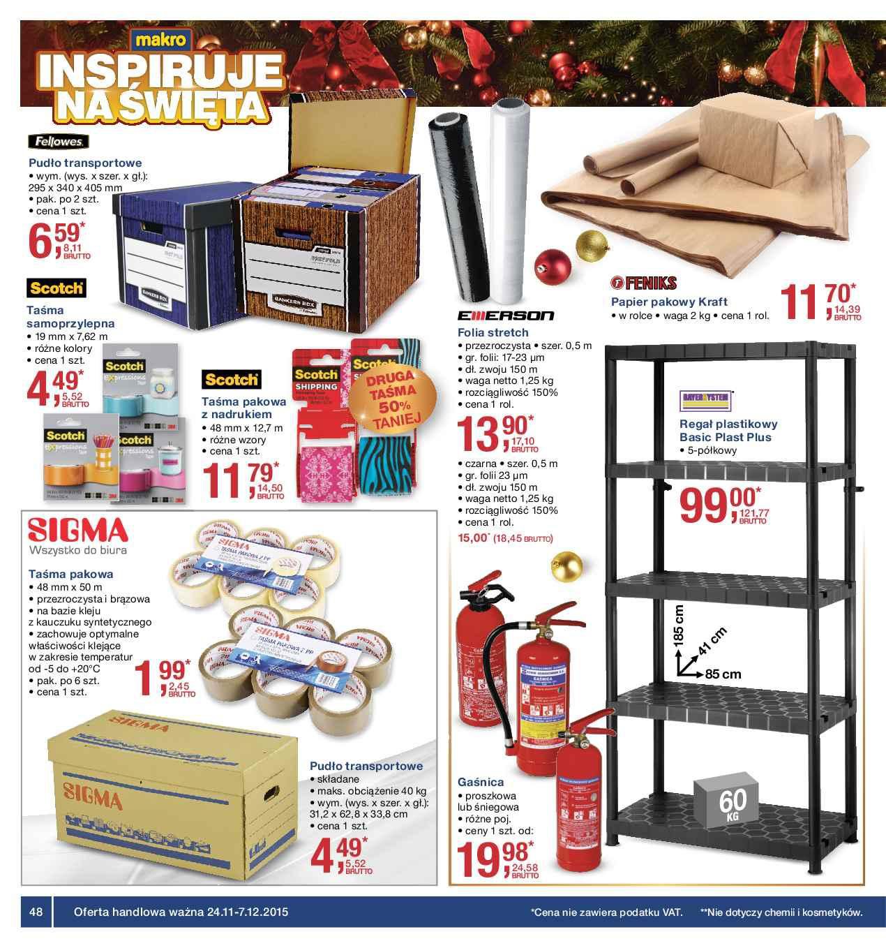 Gazetka promocyjna MAKRO do 07/12/2015 str.48