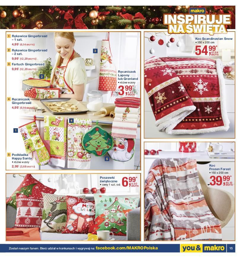 Gazetka promocyjna MAKRO do 24/12/2015 str.15